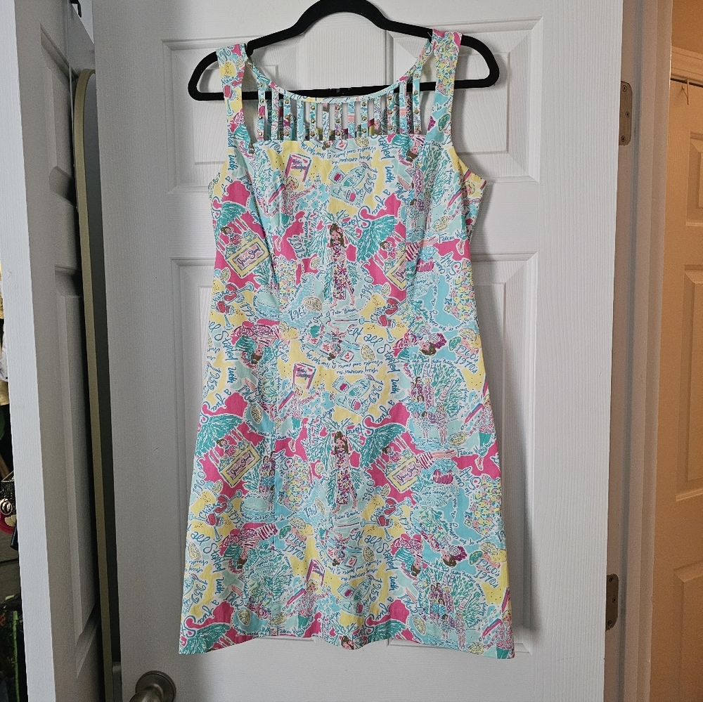 Lilly Pullitzer Sleeveless Mini Romper Dress Size 6